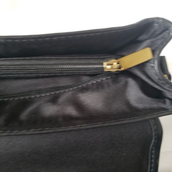 Fossil Purse Leather Jasmin Flap Crossbody Bag Black - Picture 12 of 13